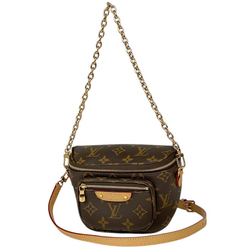 Louis Vuitton Bum Bag Handbag Body Bum Crossbody Belt Shoulder Brown